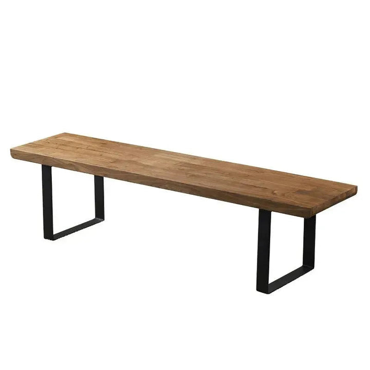 Industrial Pine Wood Dining Bench U SHAPE