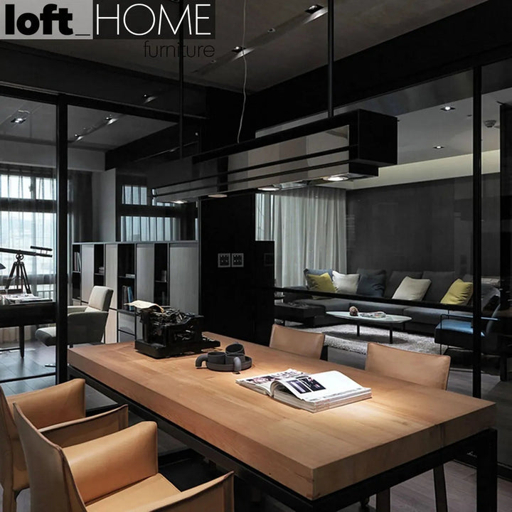 Industrial Pine Wood Dining Table CLASSIC