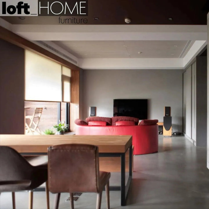 Industrial Pine Wood Dining Table CLASSIC