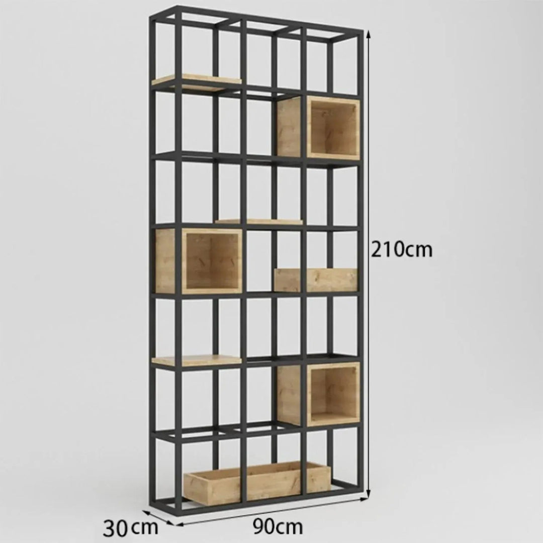 Industrial Pine Wood Display Shelf BOX