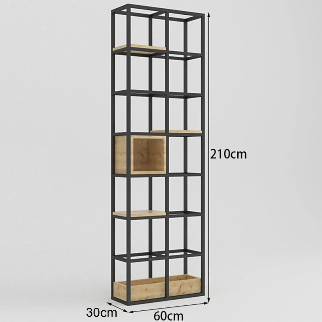 Industrial Pine Wood Display Shelf BOX