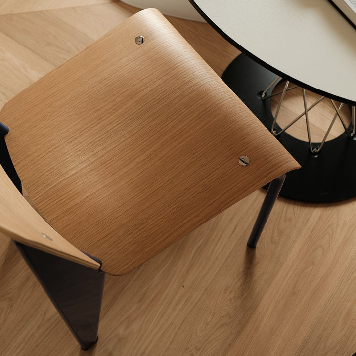 Industrial plywood dining chair standard situational feels.