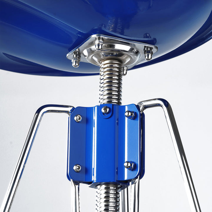 Bauhaus steel height adjustable bar chair spool situational feels.