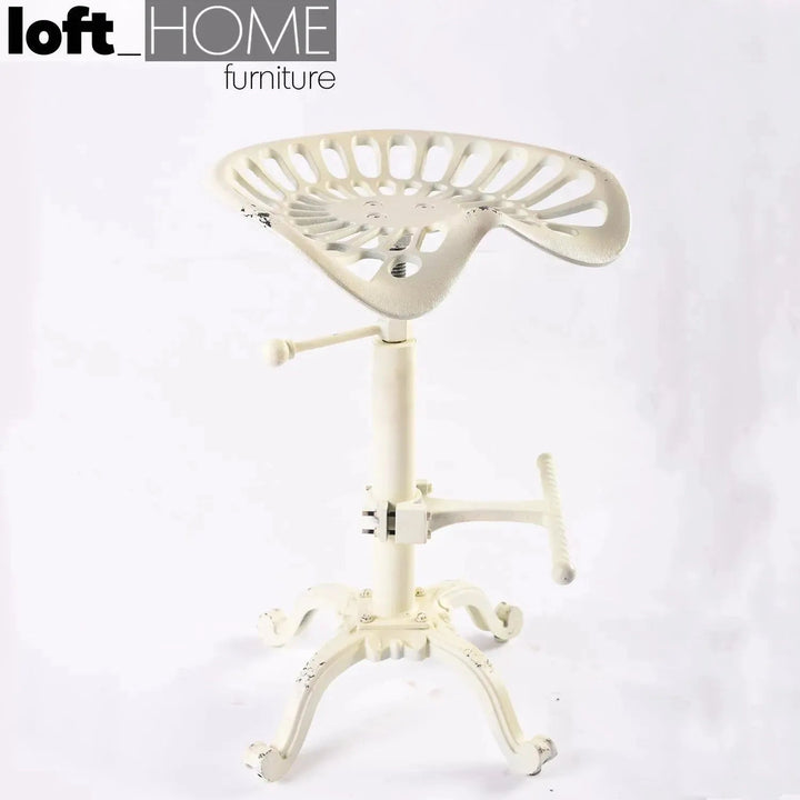 Industrial Steel Height Adjustable Stool DEWY