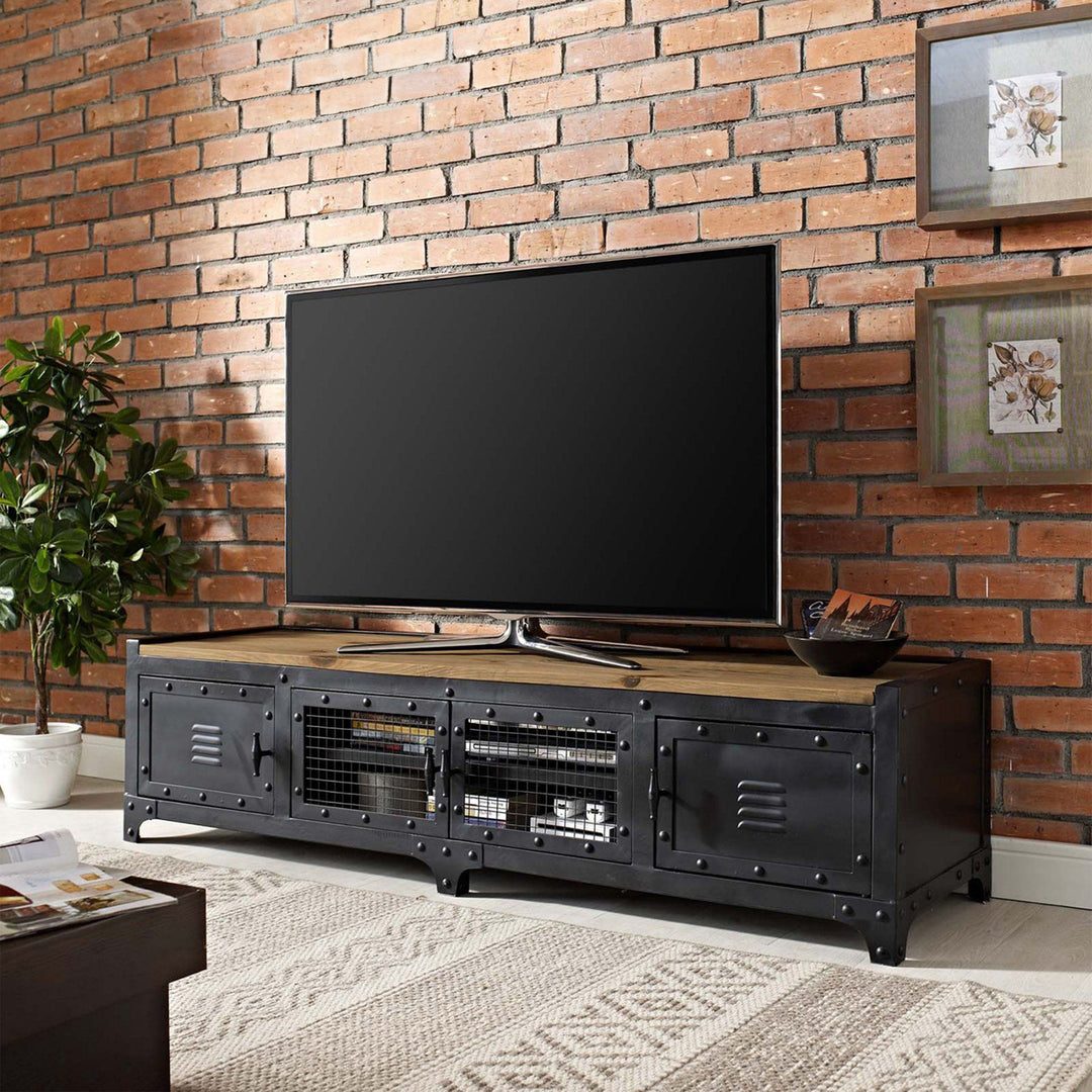 Industrial Steel TV Console MYSTEEL