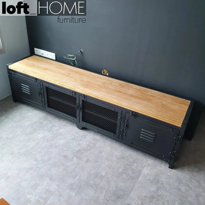 Industrial Steel TV Console MYSTEEL