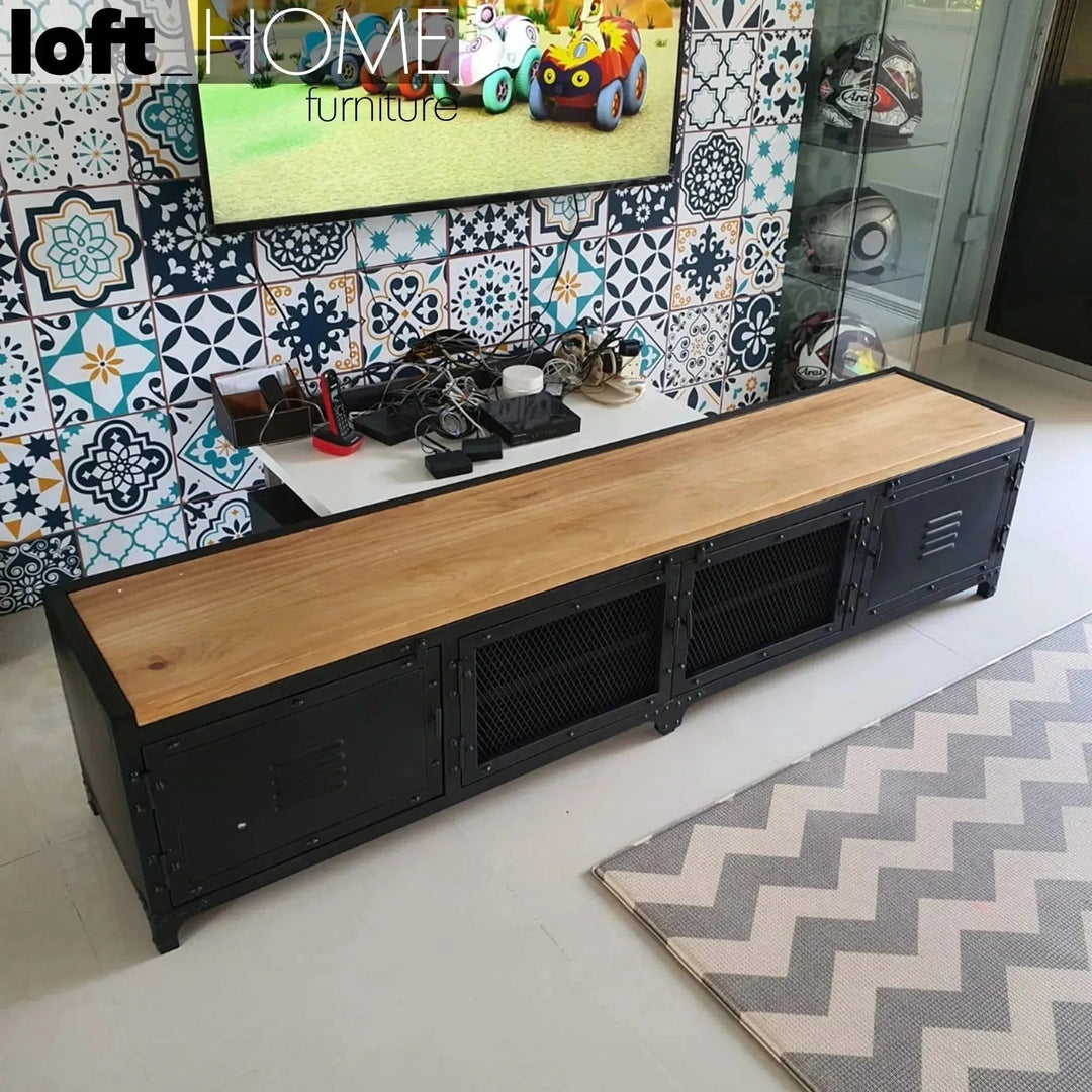Industrial Steel TV Console MYSTEEL