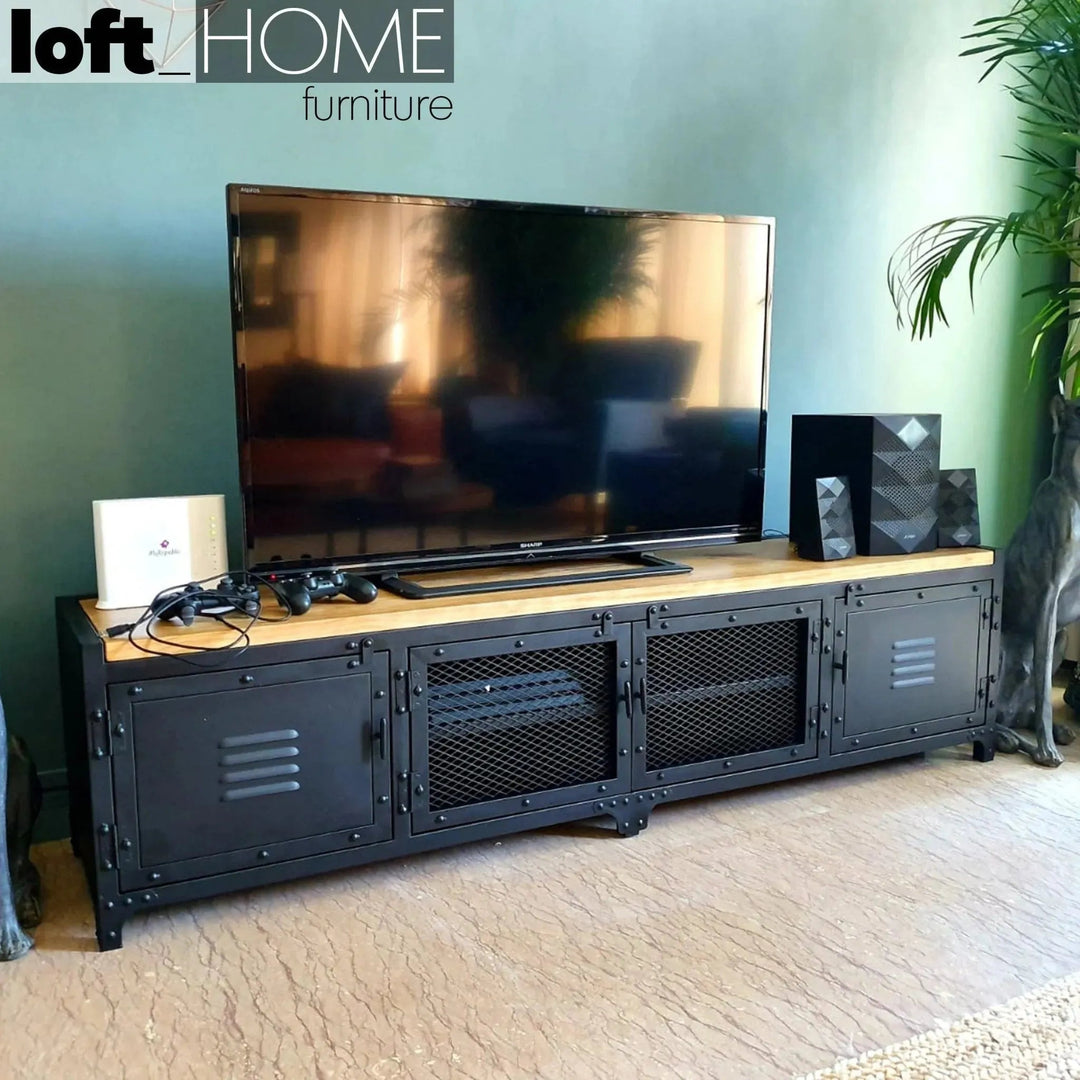 Industrial Steel TV Console MYSTEEL