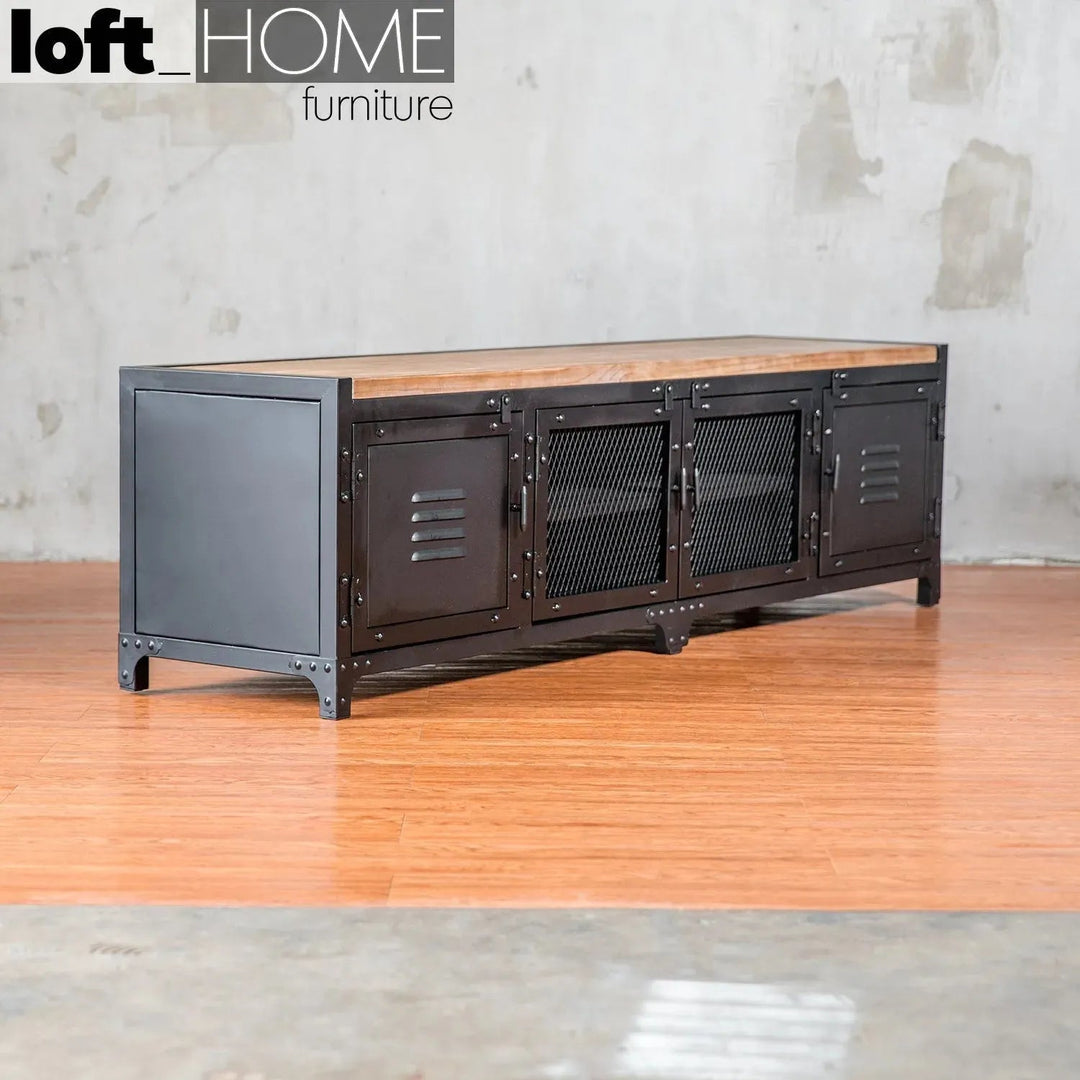 Industrial Steel TV Console MYSTEEL