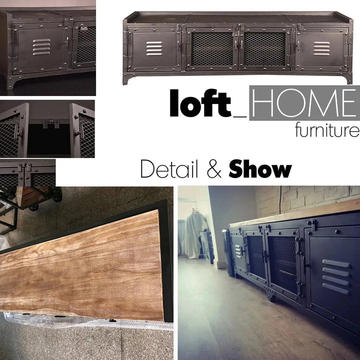 Industrial Steel TV Console MYSTEEL