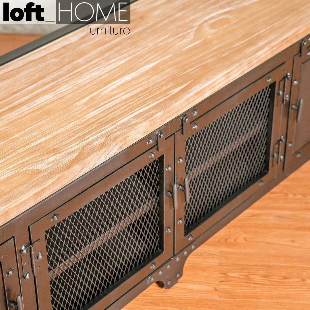 Industrial Steel TV Console MYSTEEL