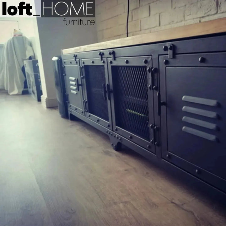 Industrial Steel TV Console MYSTEEL