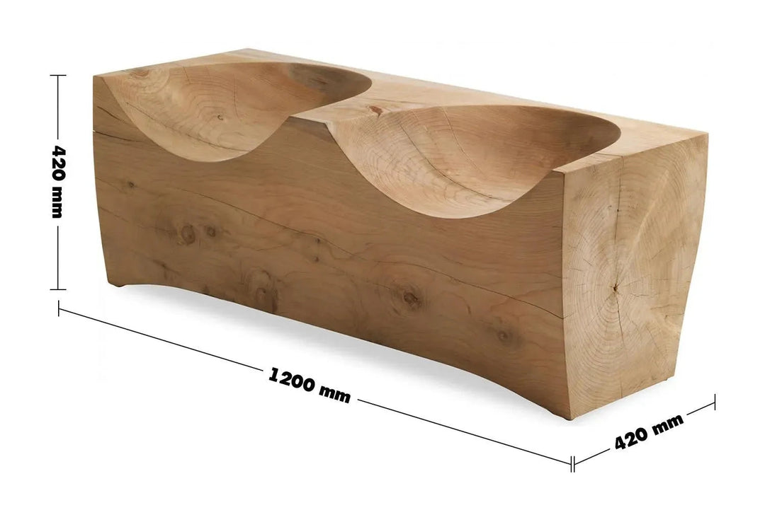 Rustic wood 2 seater sofa riva 1920 double size charts.