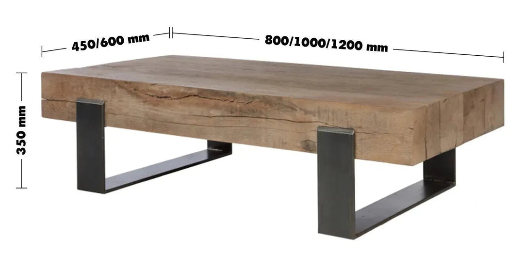 Rustic Wood Coffee Table NOER
