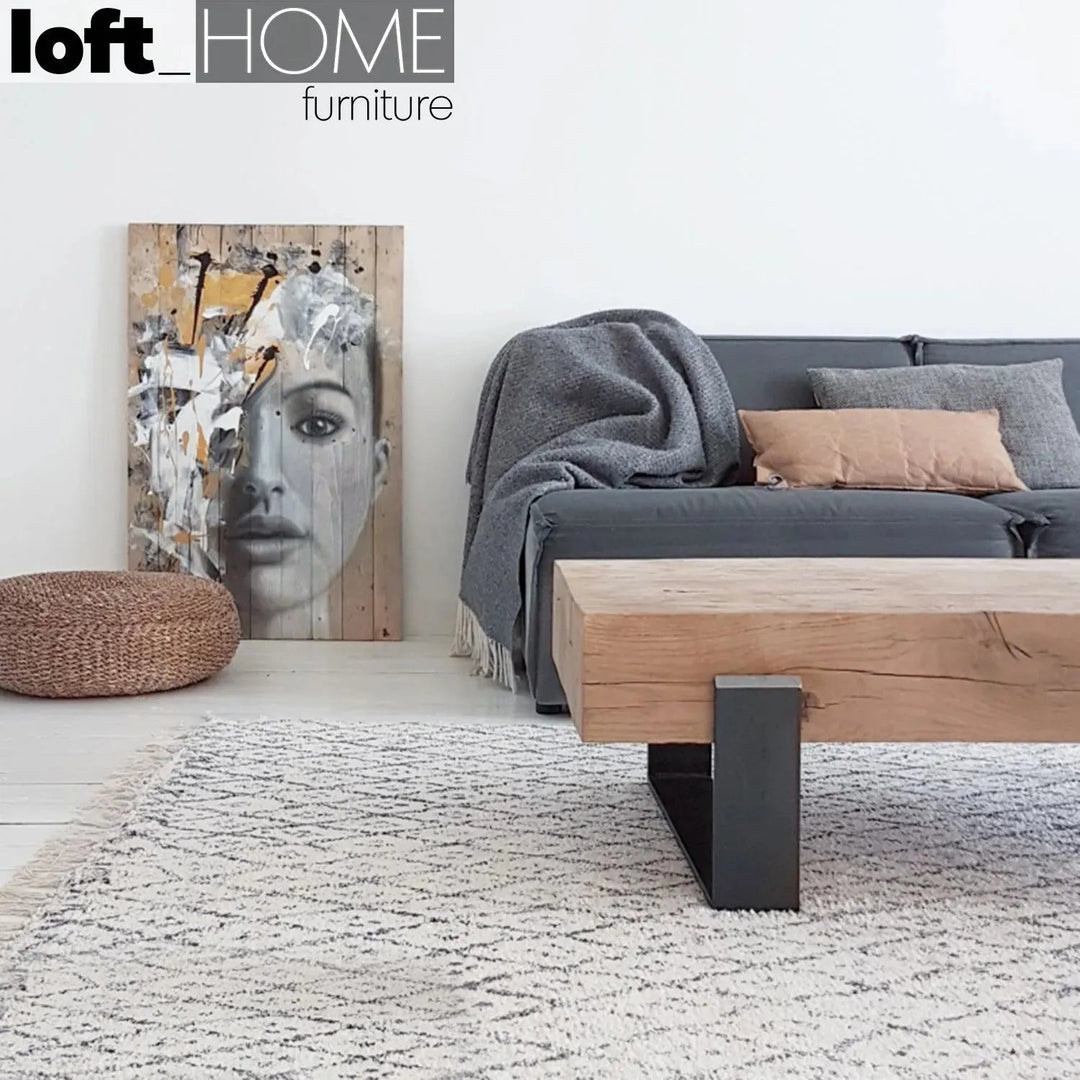 Rustic Wood Coffee Table NOER