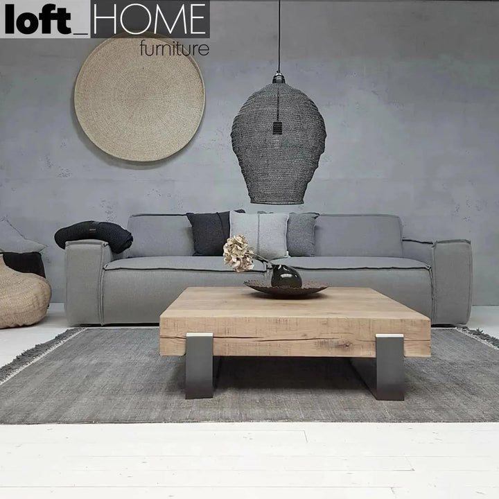 Rustic Wood Coffee Table NOER