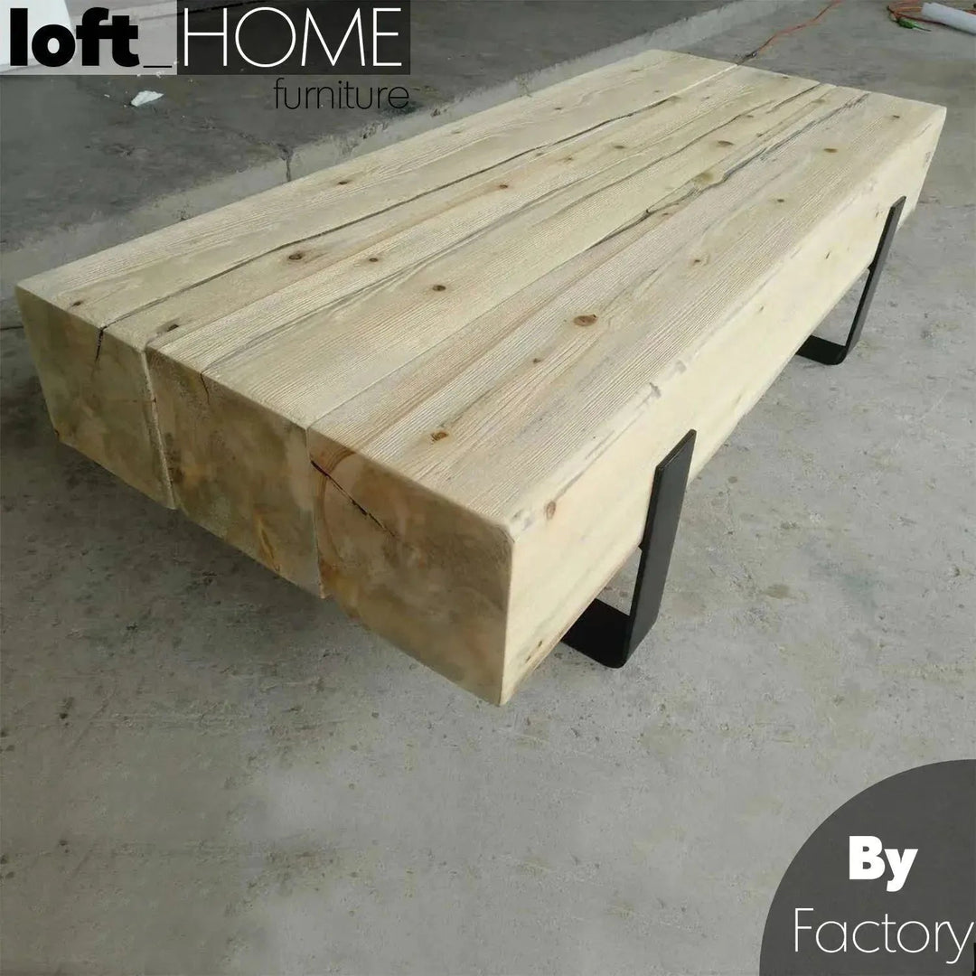 Rustic Wood Coffee Table NOER