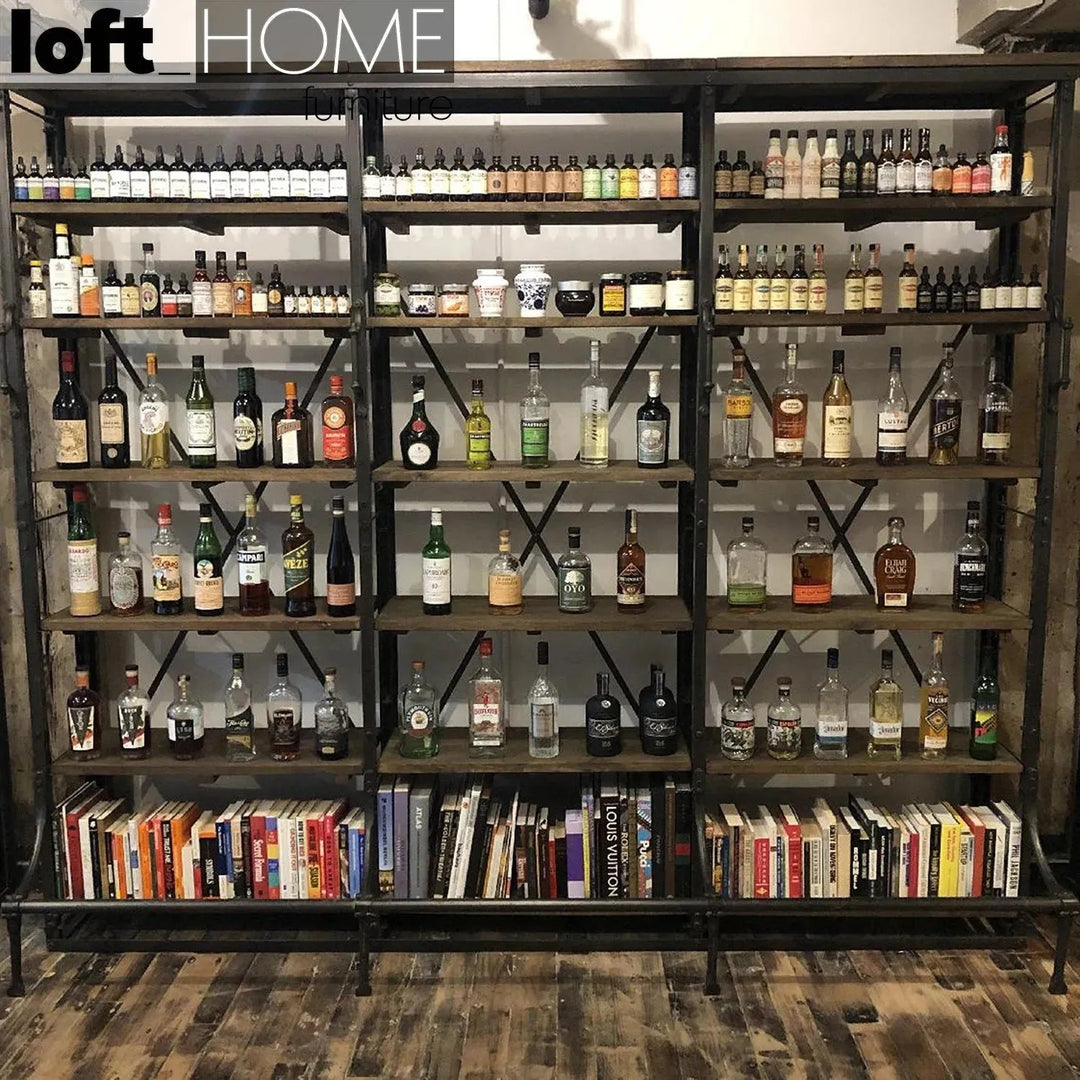 Industrial Wood Display Shelf CLIMBER