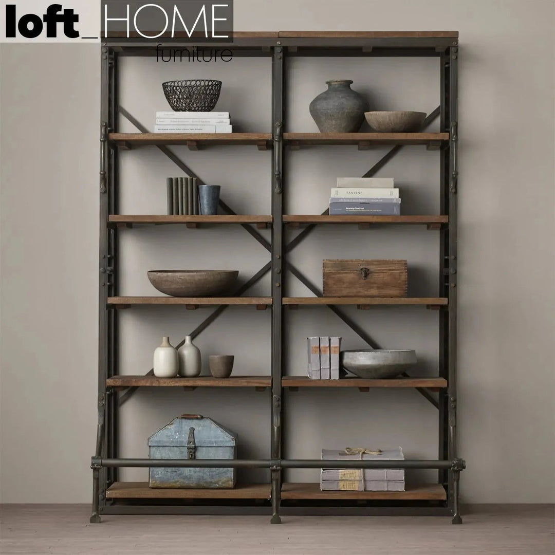 Industrial Wood Display Shelf CLIMBER