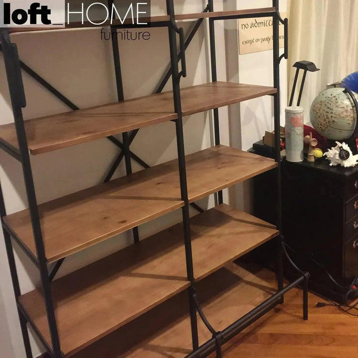 Industrial Wood Display Shelf CLIMBER