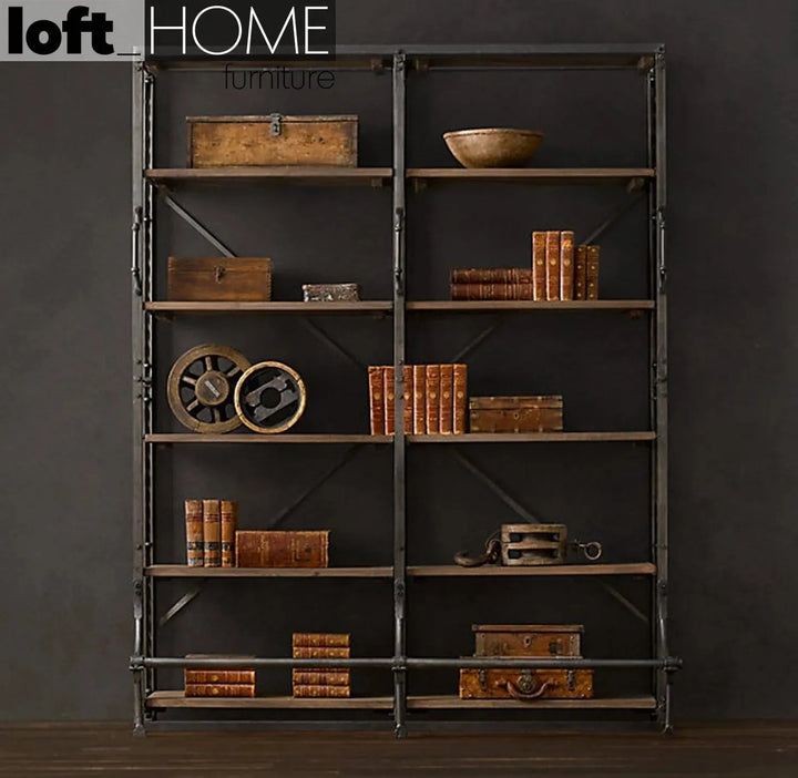 Industrial Wood Display Shelf CLIMBER