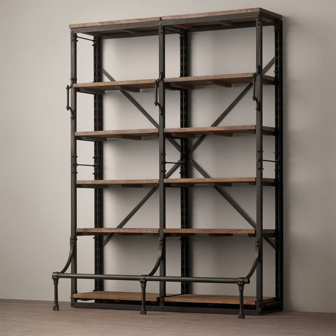 Industrial Wood Display Shelf CLIMBER