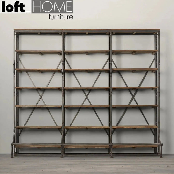 Industrial Wood Display Shelf CLIMBER