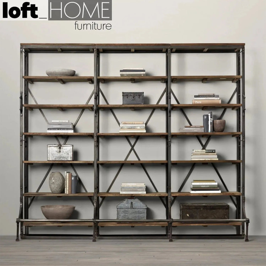 Industrial Wood Display Shelf CLIMBER