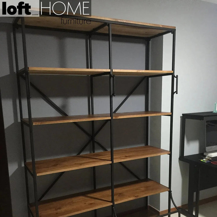 Industrial Wood Display Shelf CLIMBER