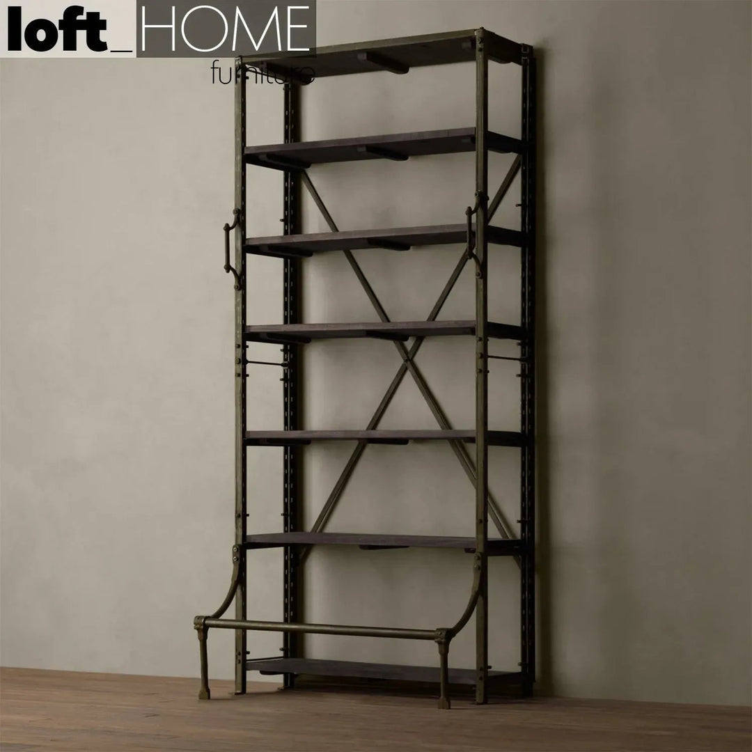 Industrial Wood Display Shelf CLIMBER