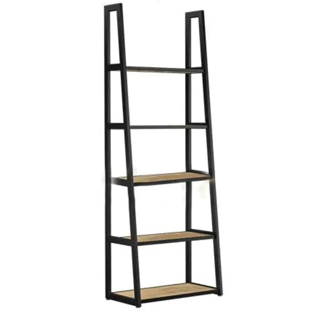 Industrial Wood Study Table With Shelf Set MYSTEEL