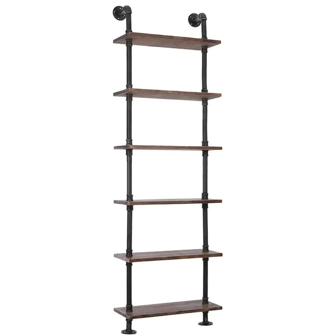 Industrial Wood Wall Shelf PIPE