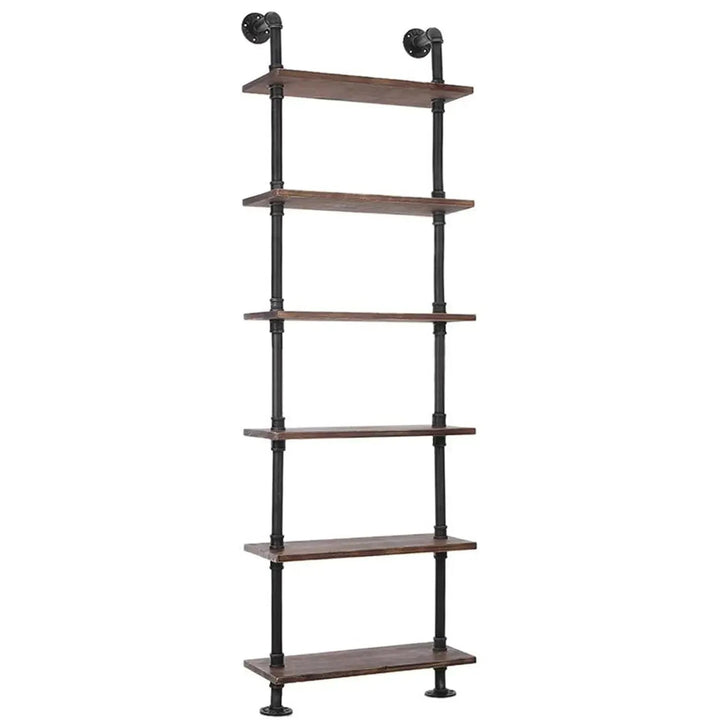 Industrial Wood Wall Shelf PIPE