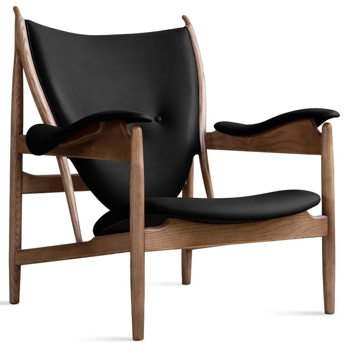 Japandi leather 1 seater sofa chieftain detail 1.