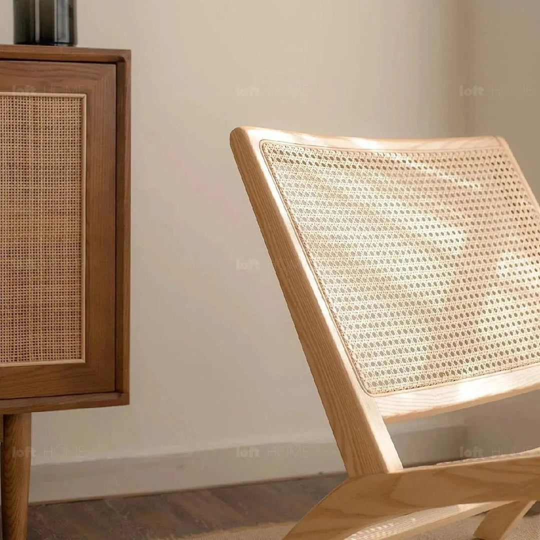 Japandi Rattan 1 Seater Sofa SADDLE