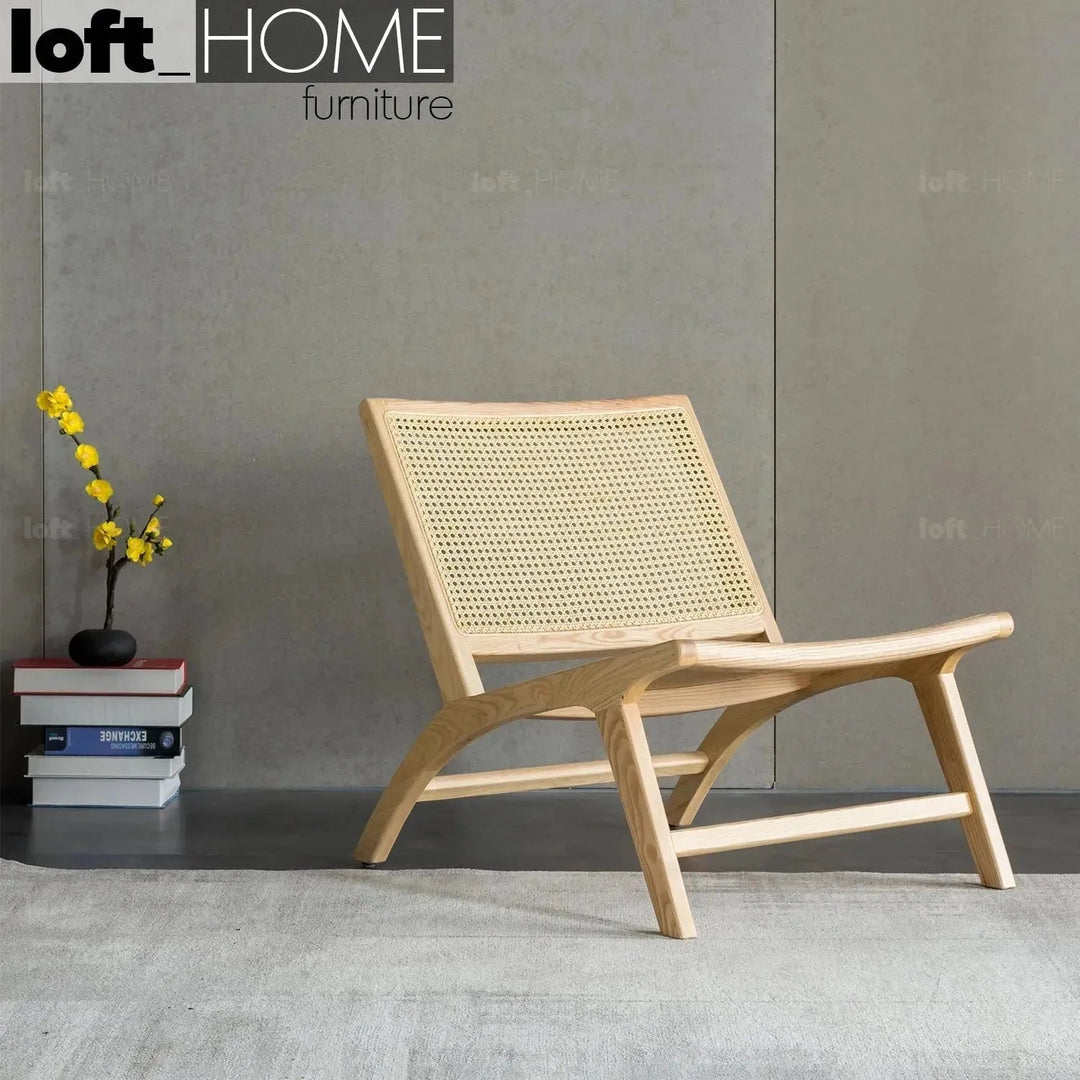 Japandi Rattan 1 Seater Sofa SADDLE