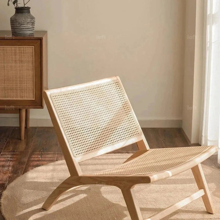 Japandi Rattan 1 Seater Sofa SADDLE