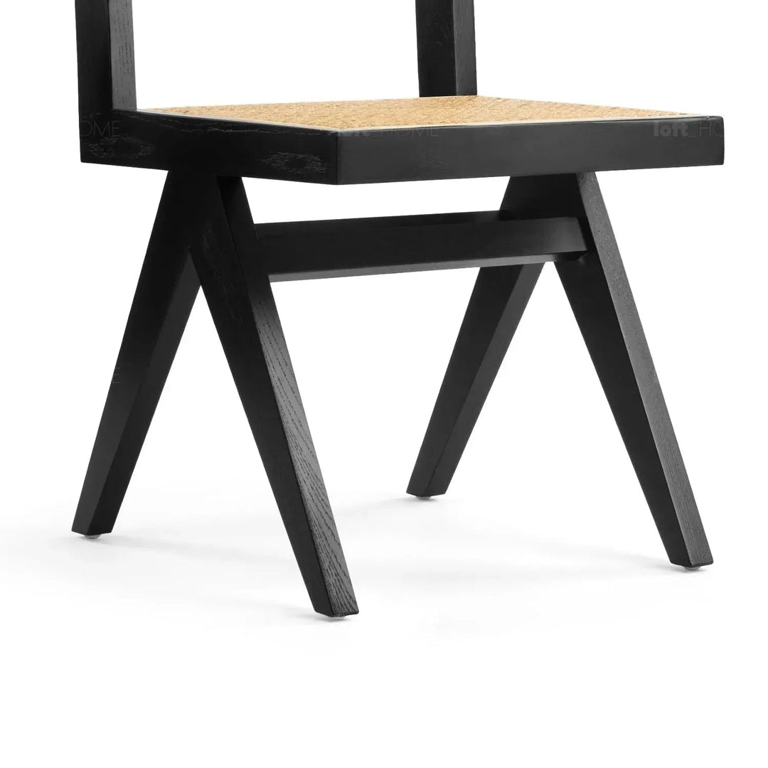 Scandinavian Rattan Dining Chair JEANNERET