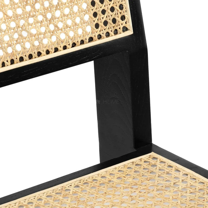 Scandinavian Rattan Dining Chair JEANNERET