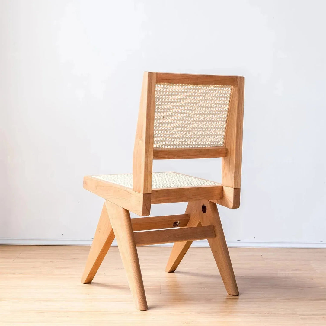 Scandinavian Rattan Dining Chair JEANNERET