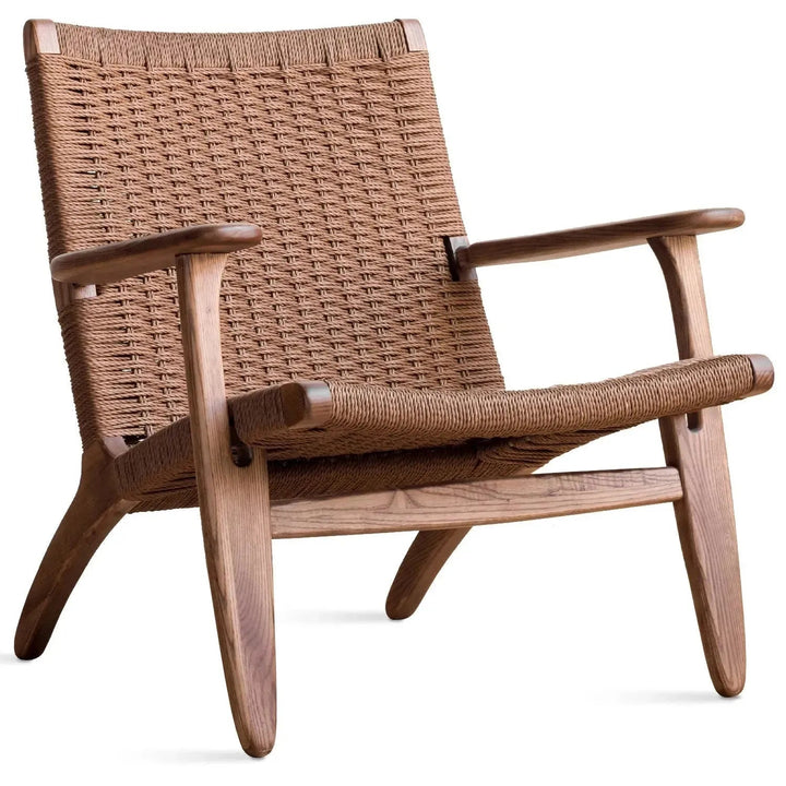 Japandi Wood Woven Rope 1 Seater Sofa CH25