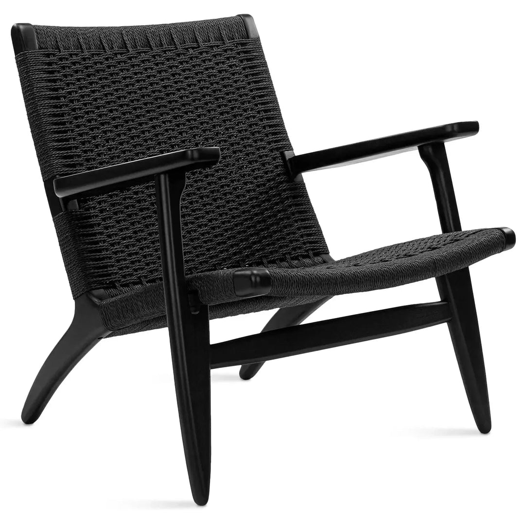 Japandi Wood Woven Rope 1 Seater Sofa CH25