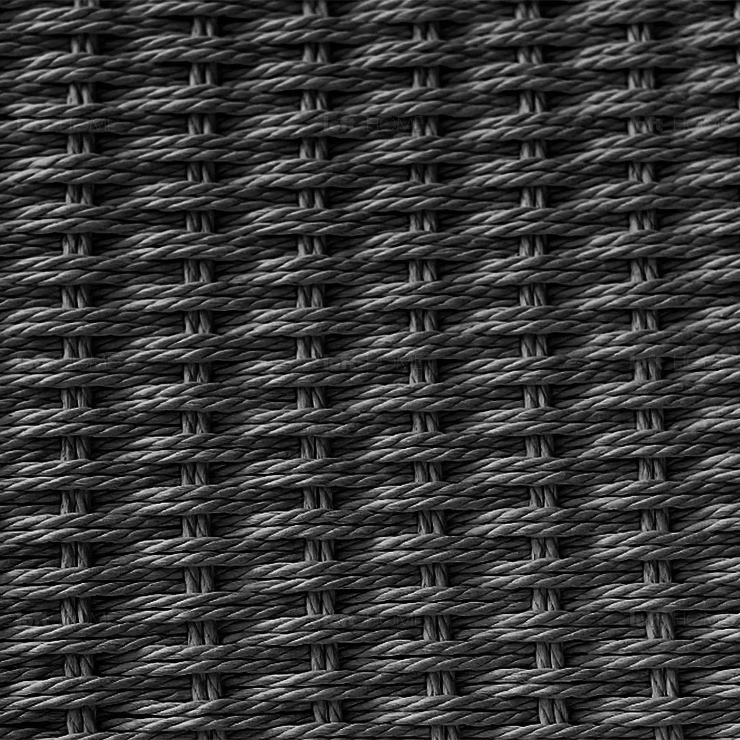 Japandi Wood Woven Rope 1 Seater Sofa LONDON