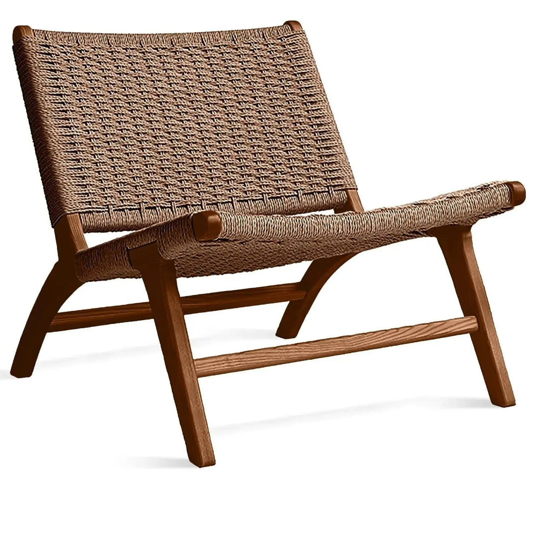 Japandi Wood Woven Rope 1 Seater Sofa LONDON