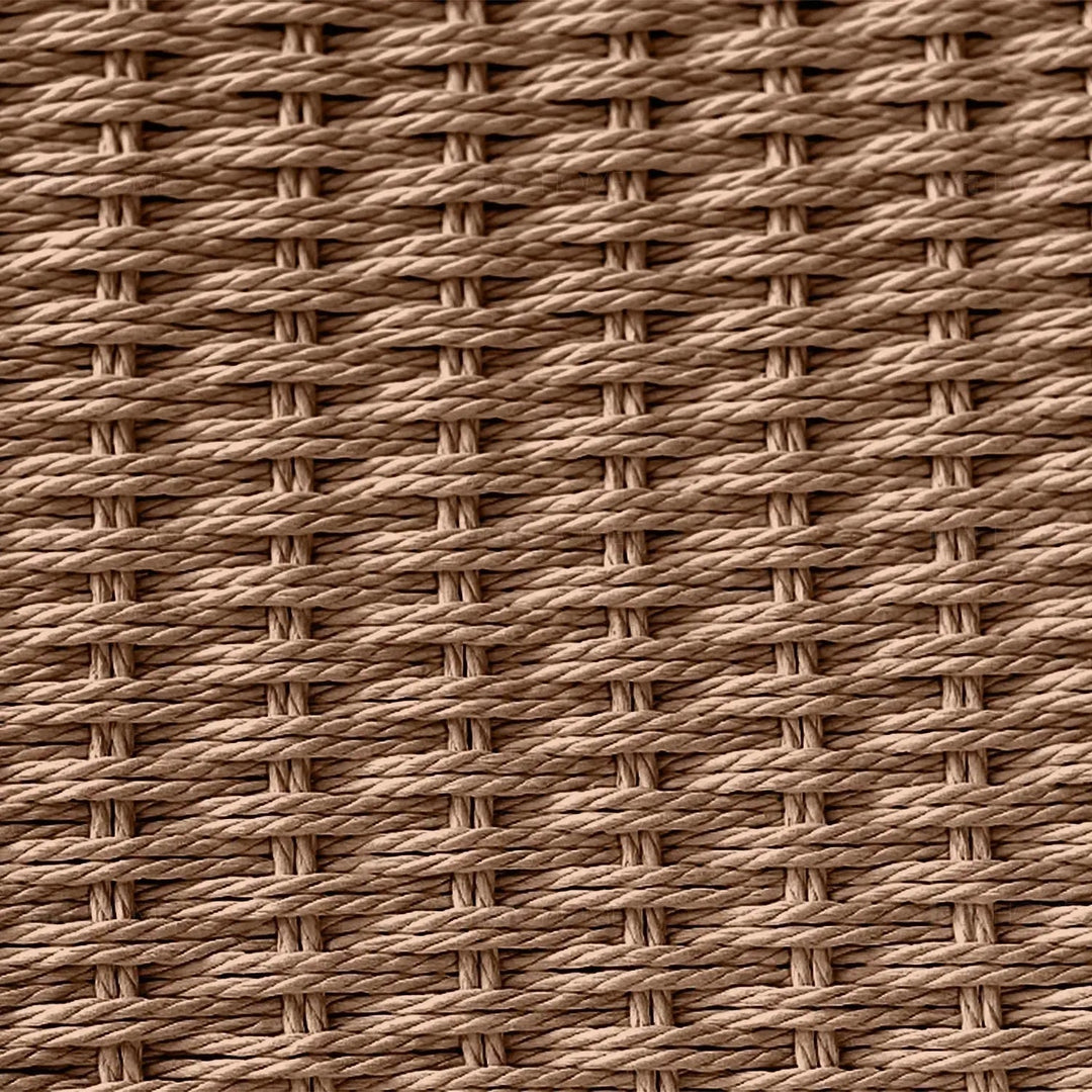 Japandi Wood Woven Rope 1 Seater Sofa LONDON