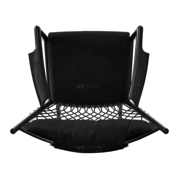 Japandi Rope Woven Rocking Chair HANS WEGNER