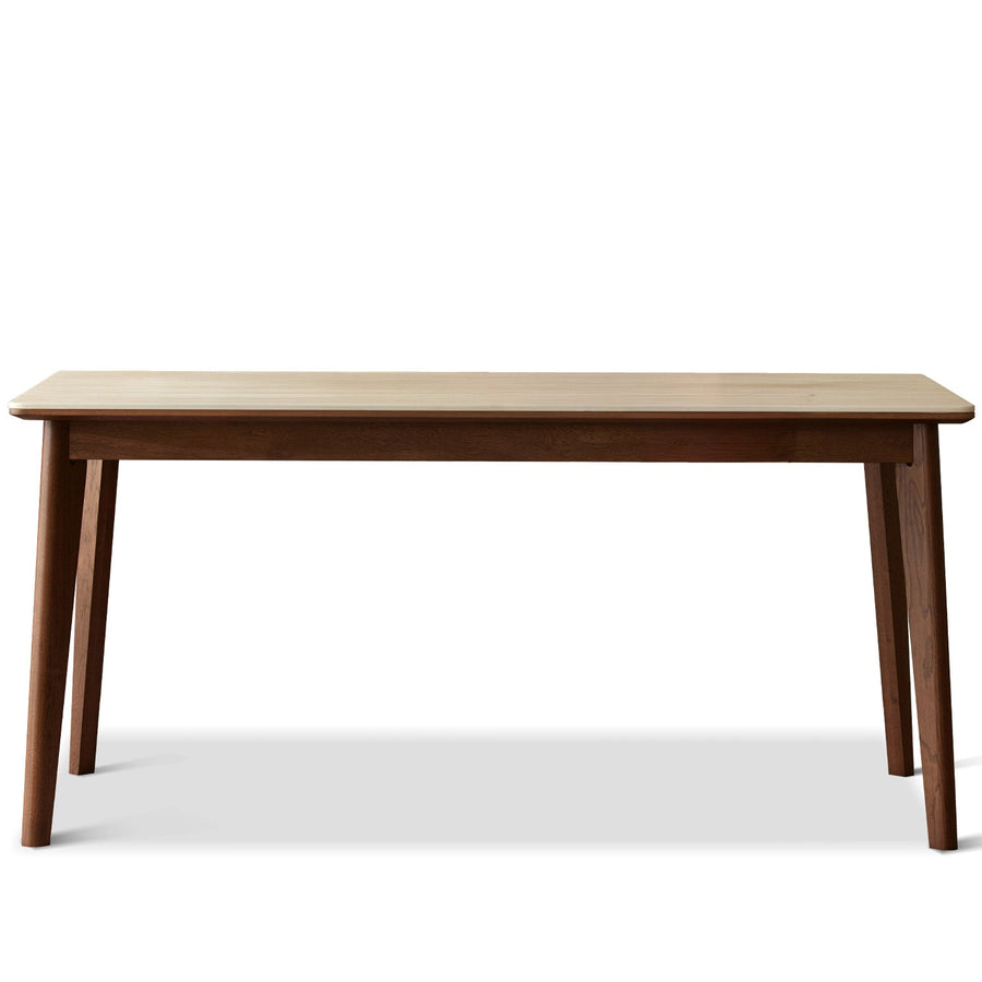 Japandi Sintered Stone Oak Wood Dining Table LENNOR