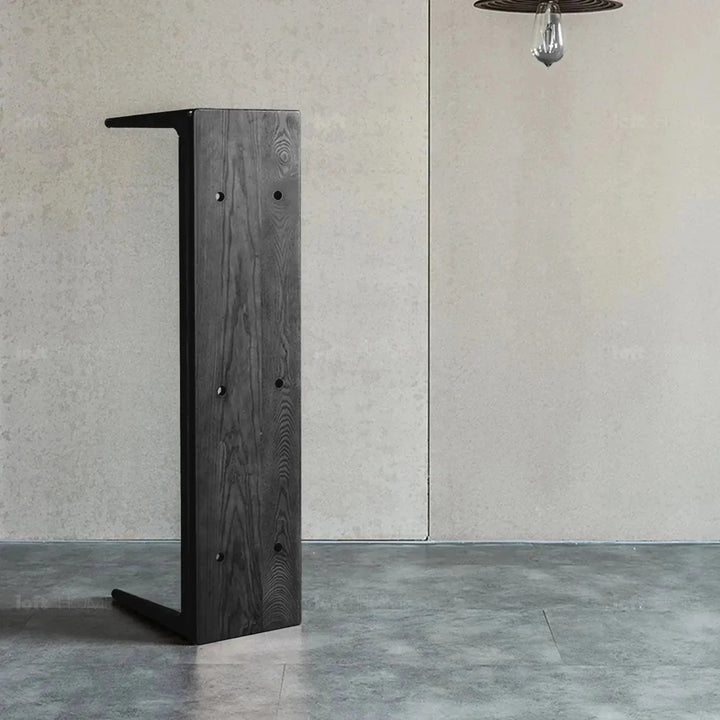 Japandi wood dining bench adeline detail 7.