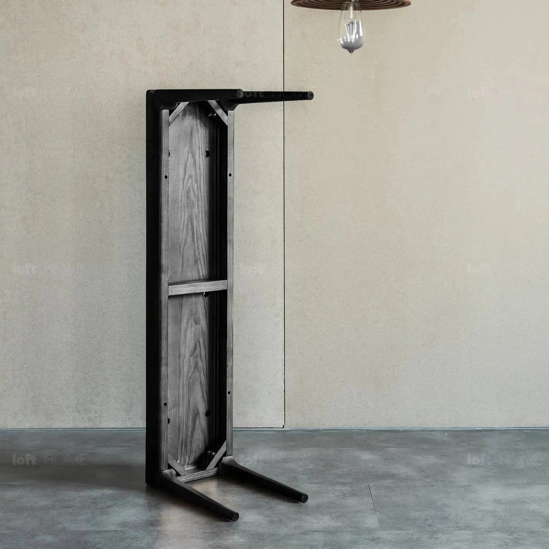 Japandi wood dining bench adeline detail 8.