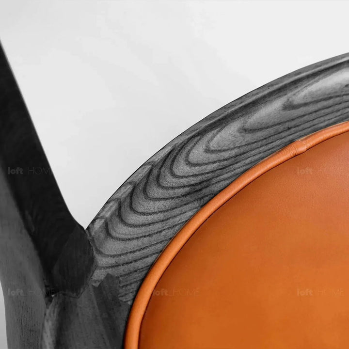 Japandi wood dining chair hero detail 16.